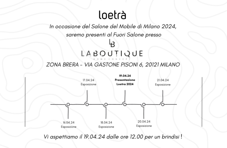 Salone del Mobile di Milano 2024 loetrà